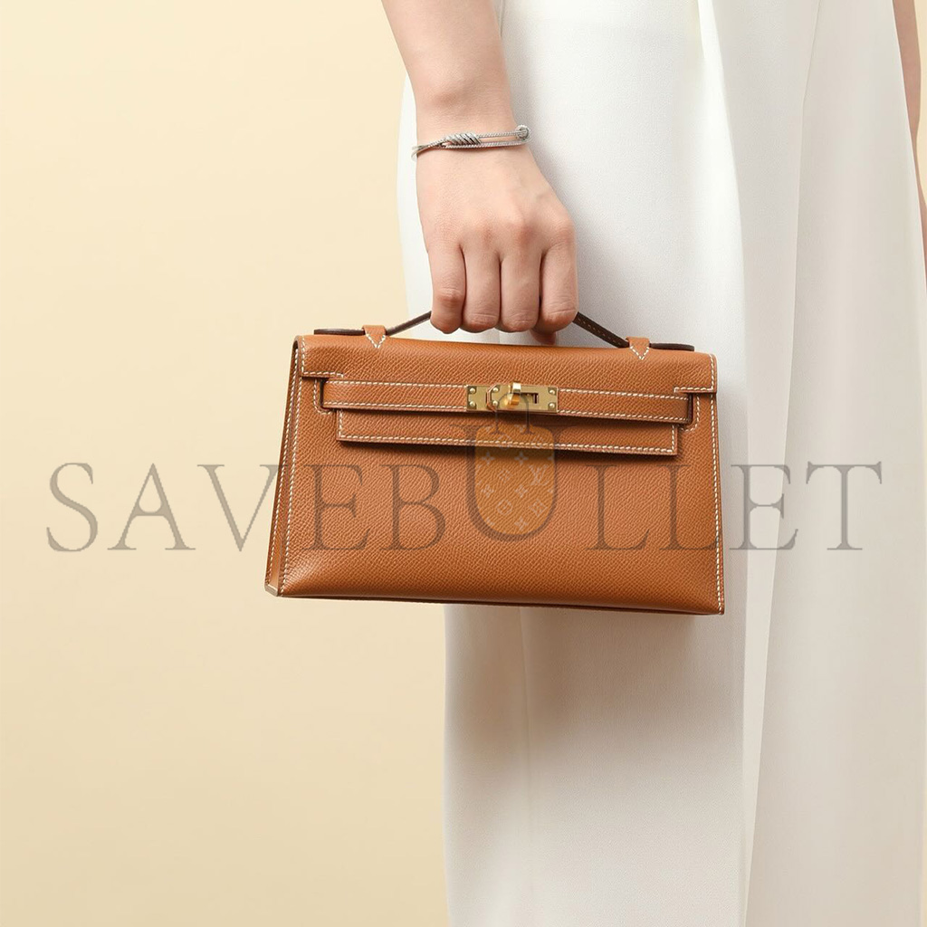 H**mes mini kelly bag, epsom 22 (22*14*7cm)
